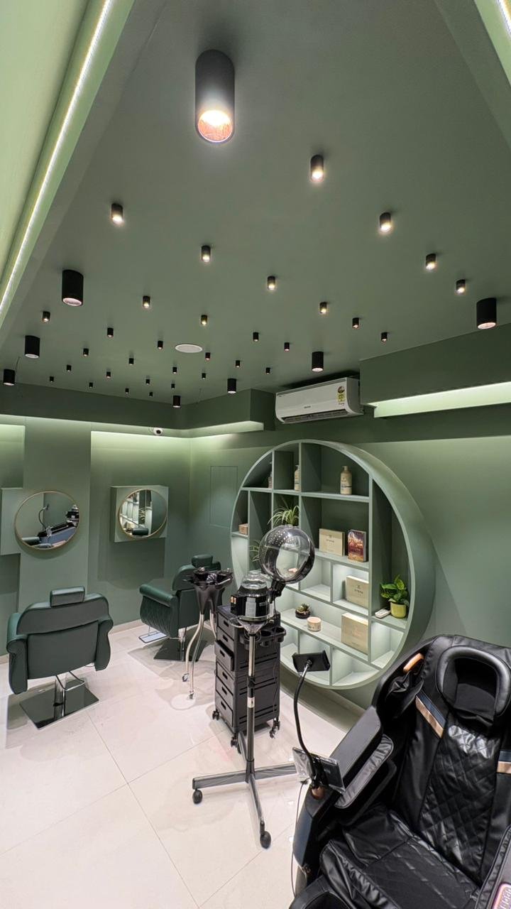 Interior View of Niwa Salon Architectural Detail
